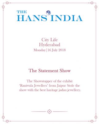 The HANS INDIA July 2018